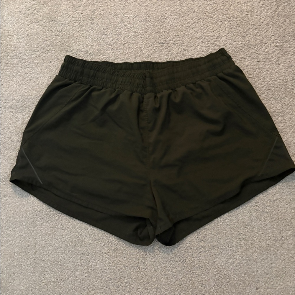 All in Motion Dark Green Athletic Shorts